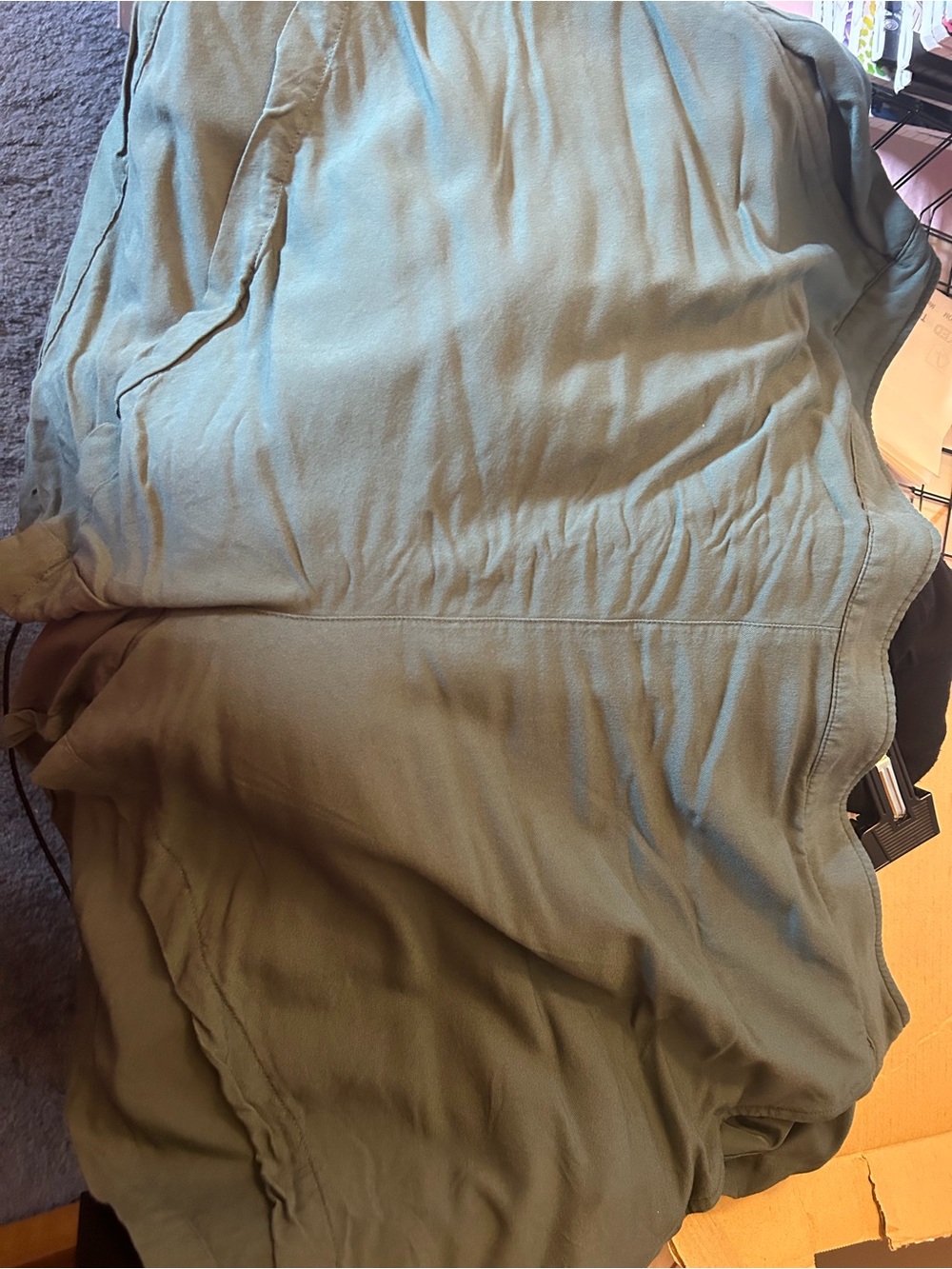 Women's Olive Green Casual Shorts